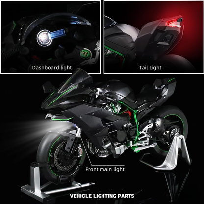 1:9 Kawasaki Ninja H2R - With Smoke